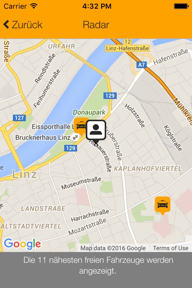 Linzer Taxi 2244 - Taxi App screenshot 4