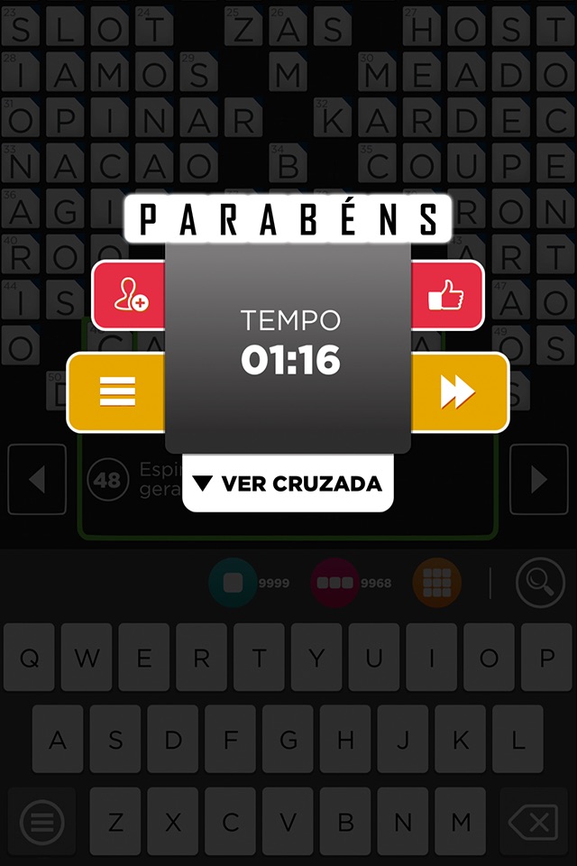 Palavras Cruzadas - Português screenshot 2