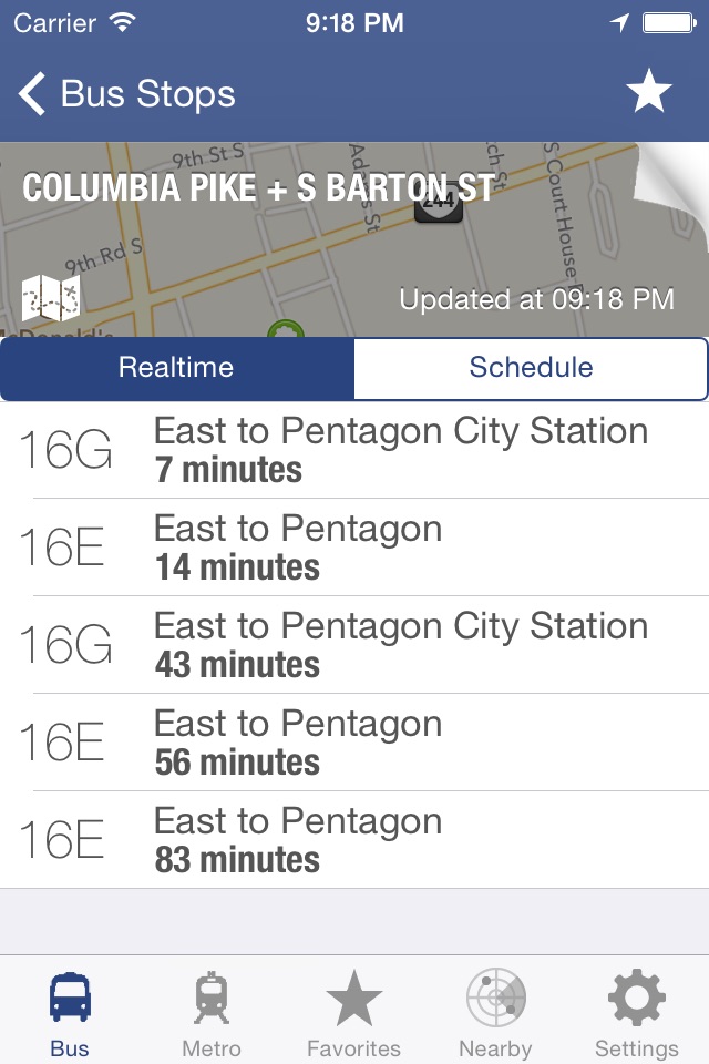 DC Metro and Bus screenshot 2