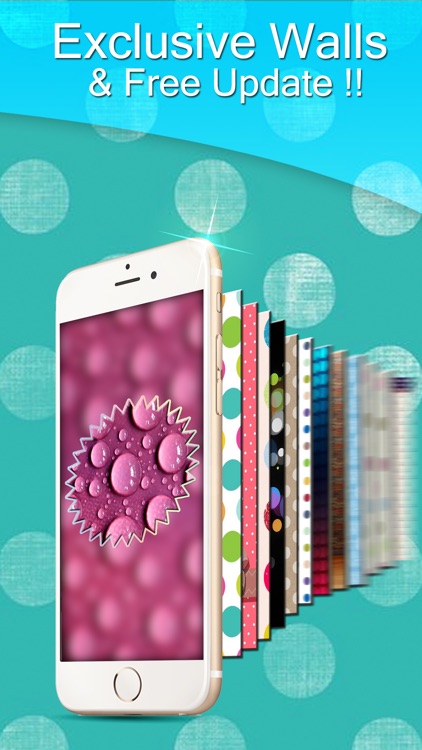 Blur Lock Screen Photo & Wallpaper Pro Polka Dots