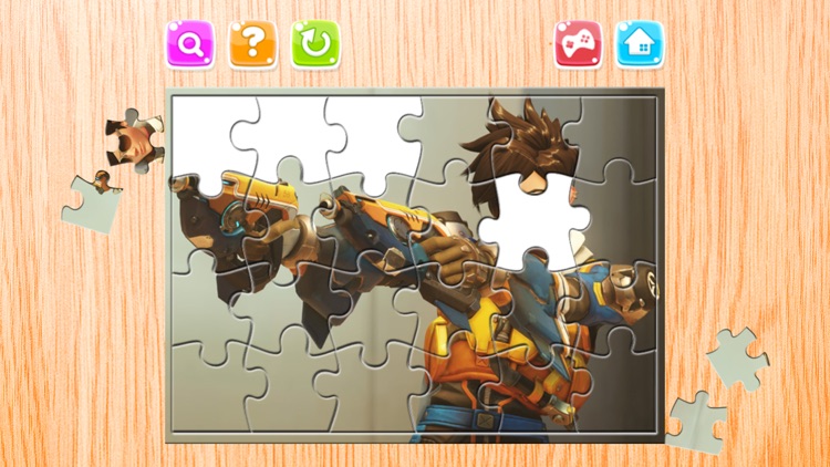 Cartoon Jigsaw Puzzles Box for Overwatch Heroes