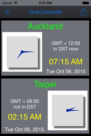 Time Converter Two Zone screenshot 2