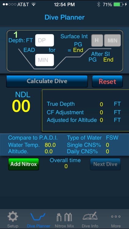 iDive Planner