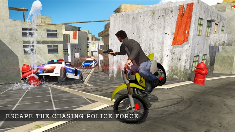 Rooftop Criminal Run to Escape City Police Chase– Gangster Shooting and Stunt Game