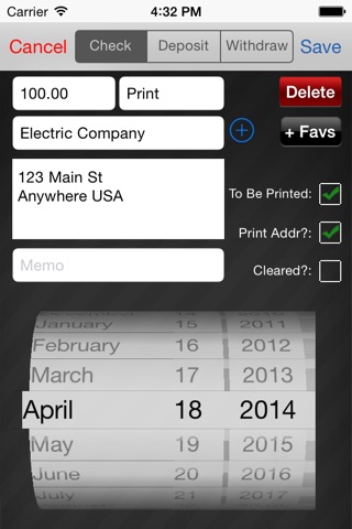 Print Checks screenshot 3