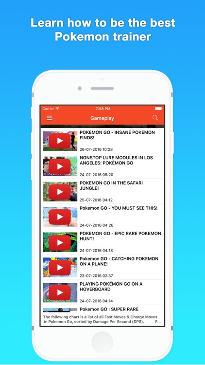 PKGuide - Guide for Pokemon go