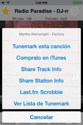 Tunemark Radio screenshot 2