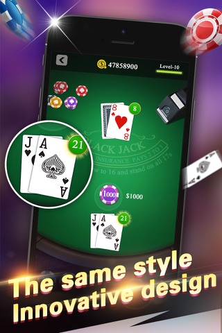 Blackjack 21 Pro screenshot 4