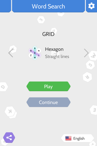 Word Search Hexagons screenshot 4