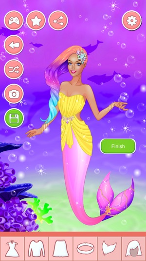 Mermaid Princess Beauty Salon - Dress Up Games(圖3)-速報App