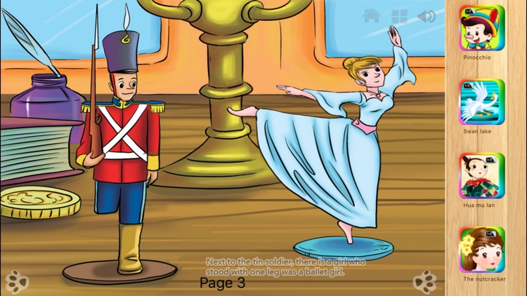 Steadfast Tin Soldier - Interactive Book - iBigToy