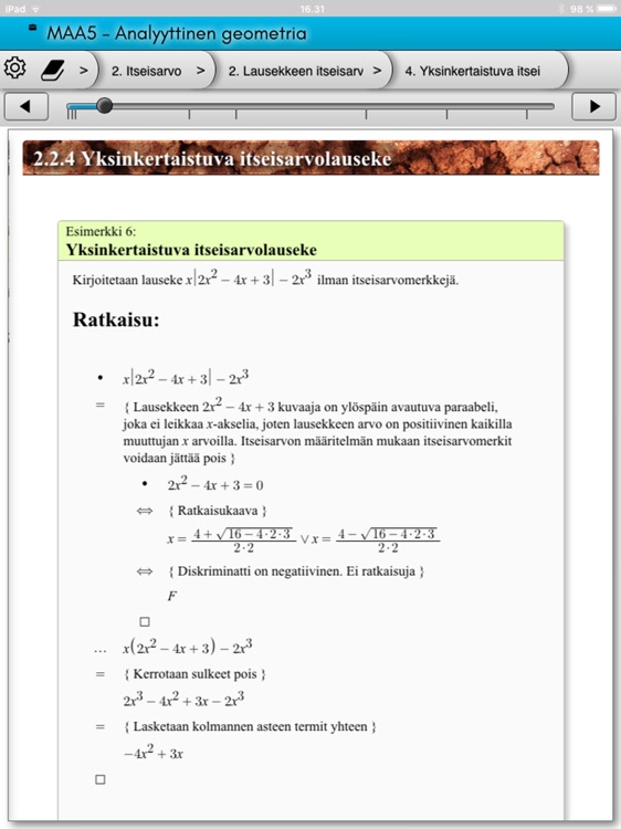 eMath MAA4: Vektorit screenshot-3