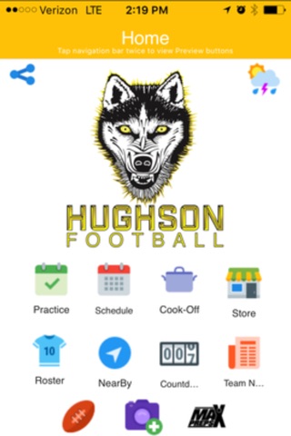 Hughson Husky Football. screenshot 2