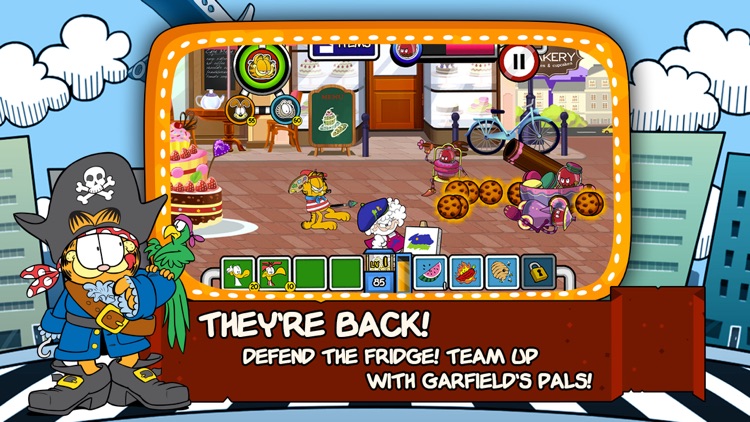 Garfield's Defense 2: The Food Invaders Strike Back