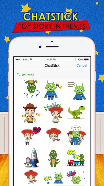 Cowboy Cartoon Stickers Keyboard Themes ChatStick