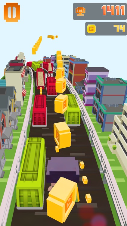 Blocky Subway Skaters : Pixels Runner Game Style