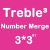 Number Merge Treble 3X3 - Playing With Piano Music And Merging Number Block