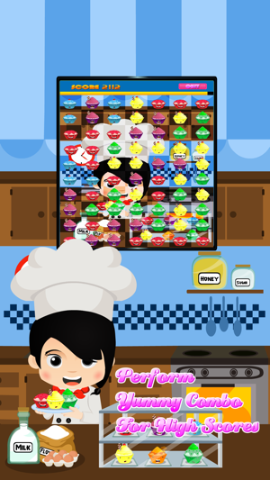 Cupcake Crush Puzzle - Play Sweet Match Game For Free(圖2)-速報App