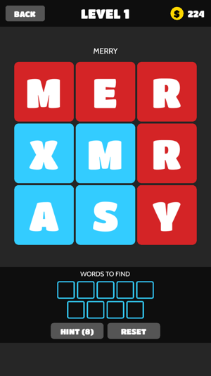 Word Crush - Christmas Brain Puzzles Free by Mediaflex Games(圖1)-速報App