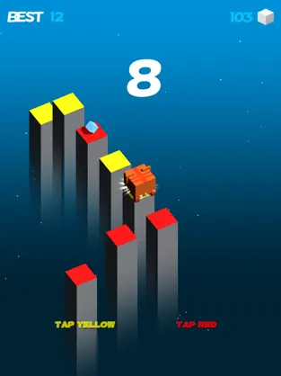 Immagine dello schermo 2 Color Cubo Salto Caída Por Juegos iphone