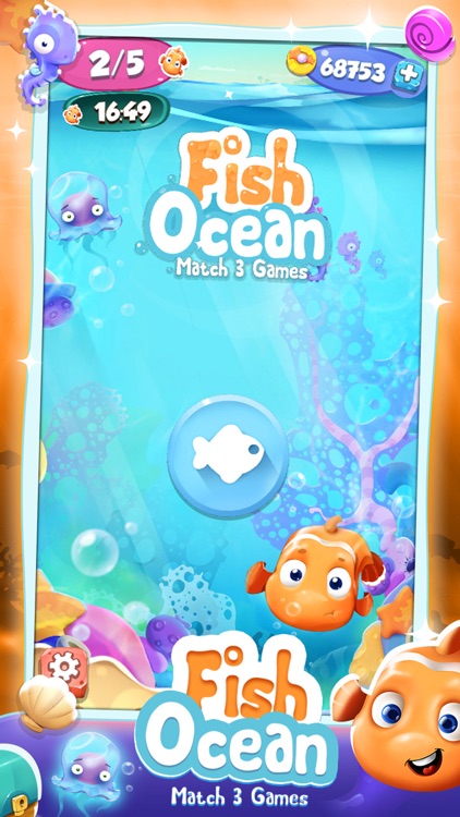 Fish Ocean Match 3 Games: Adventure Matching Mania