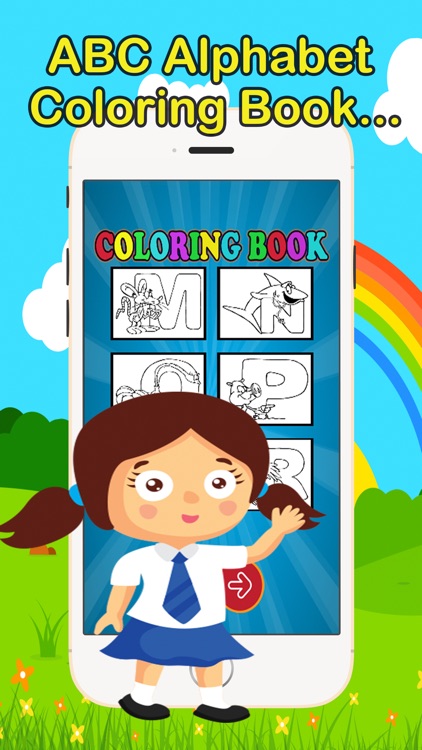 Color ME:ABC Animal Coloring Book Pages Kids Adult screenshot-3