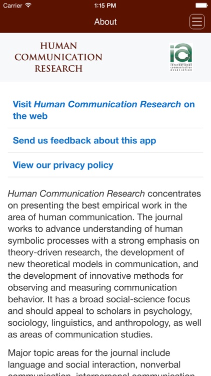 Human Communication Research