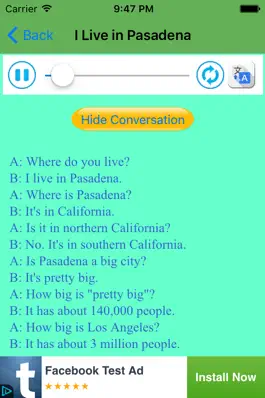 Game screenshot Conversation English Free hack