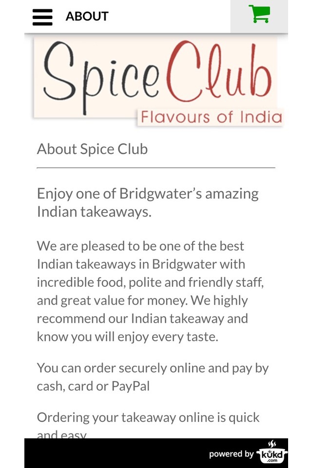 Spice Club Indian Takeaway screenshot 4