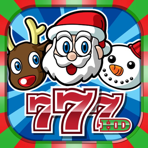 Lucky Merry X'mas Slots HD Free - Hohoho ! Santa Claus Best Christmas Festivity Slot Machine iOS App