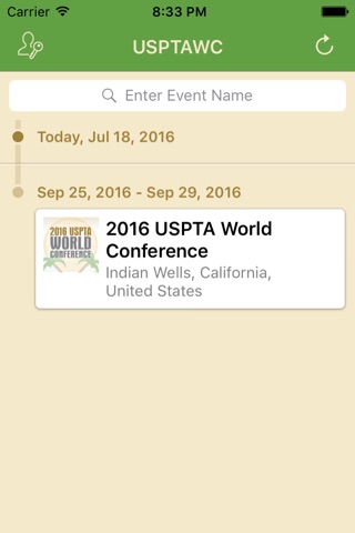 USPTA World Conference screenshot 2