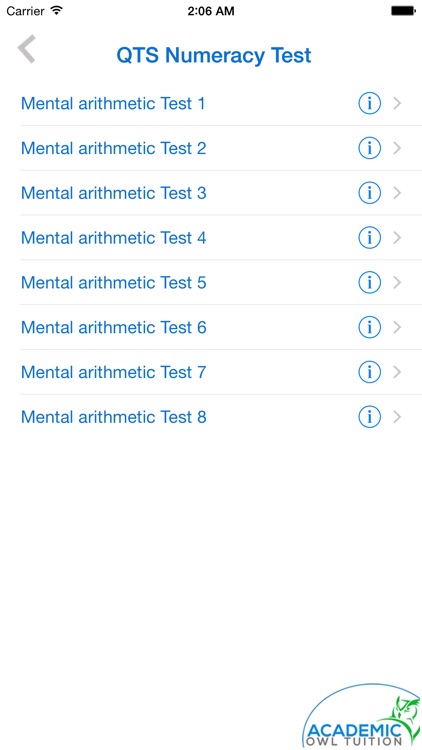 QTS Numeracy  skills Test