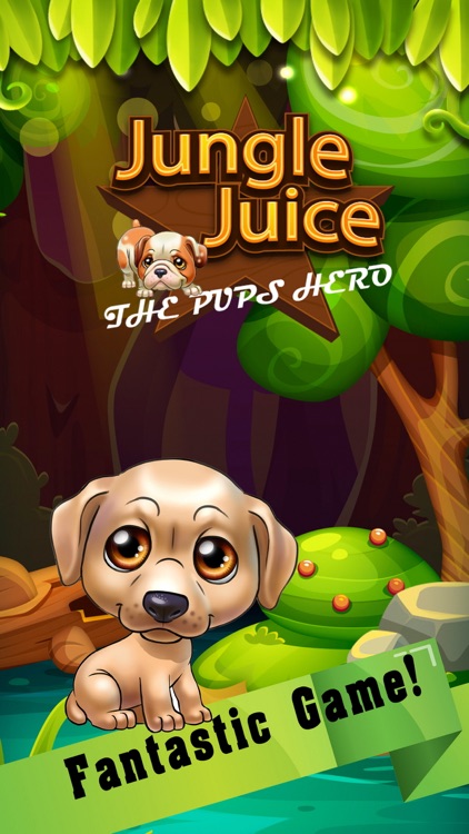 Jungle Juice clash -The Pups hero on garden puzzle