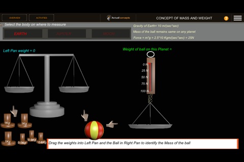 Force_and_Gravity Simulations screenshot 3