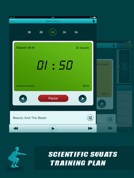 Squats Coach Pro for iPad - Do 200 Squats