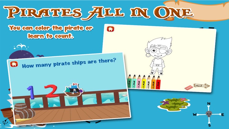 Pirates Adventure All in 1 Kids Games