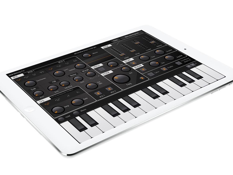 Midi Melody Pro: Full-featured iPad synthesizer screenshot-3