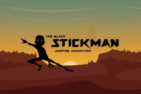 The Black Stickman Jumping Adventure Pro - cool speed racing adventure game screenshot 3