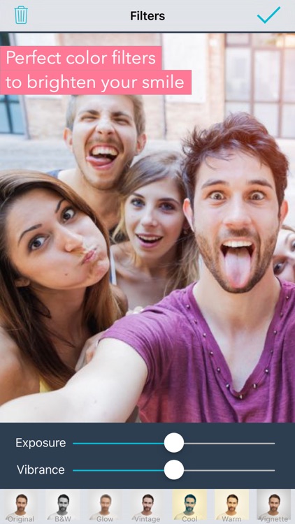 Selfie Editor: face cam filter screenshot-3