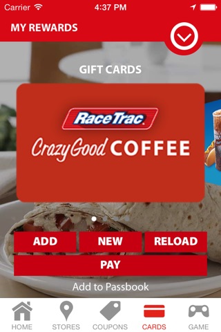 RaceTrac screenshot 2