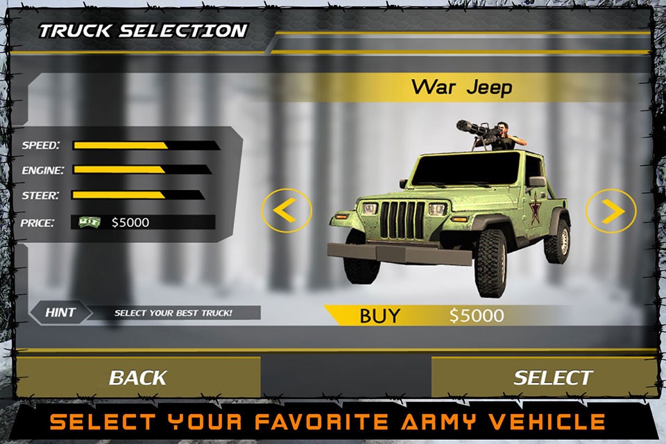 US Army Truck Driver Battle 3D- Driving Car in War screenshot 3