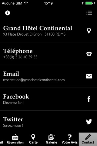 Grand Hôtel Continental screenshot 2