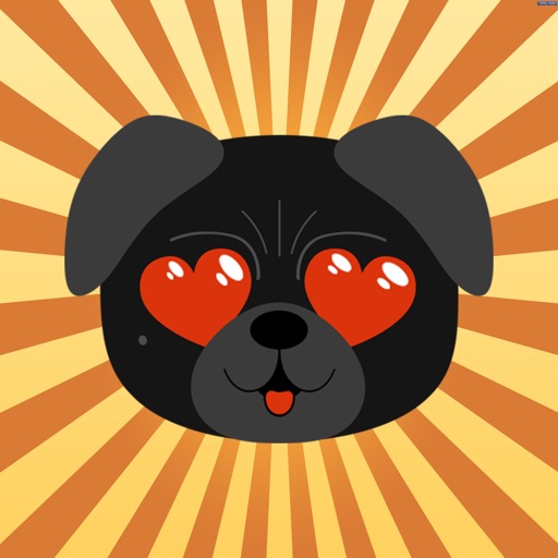 Dark Cute Puppy Stickers icon