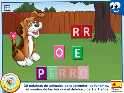 Spanish Words and Kids Puzzles screenshot 2