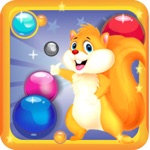Bubble with Squirrel Trouble 2  Shoot ,Burst  Pop bubbles in this free bubble shooter