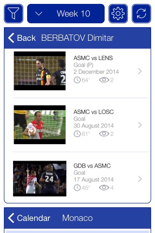 French Football League 1 2013-2014 - Mobile Match Centre screenshot 3