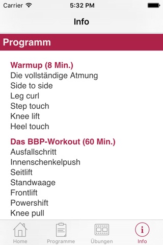 Bauch, Beine, Po Workout screenshot 3