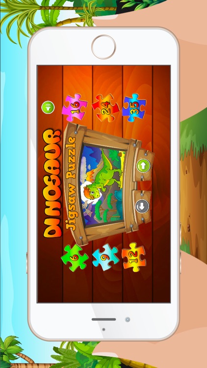 Dinosaur Jigsaw Puzzles Games - Learning Free for Kids Toddler and Preschool