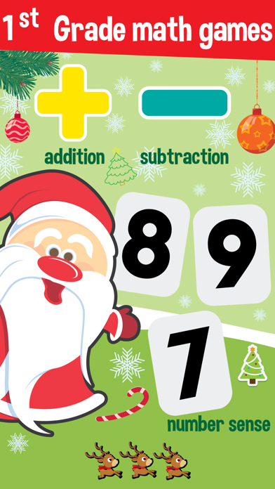 How to cancel & delete 1st grade math games - for learning with santa claus from iphone & ipad 1