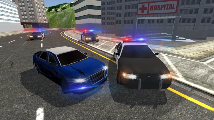 LA Police Car Crime Chase screenshot-3